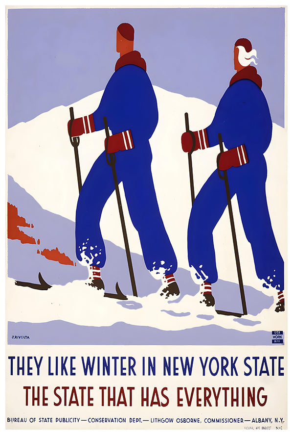 New York - The State That Has Every Thing - Vintage Travel Poster