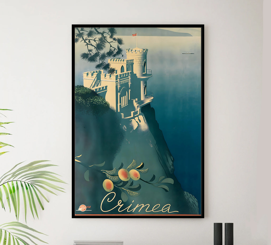 Ukraine - Crimea - Vintage Travel Poster