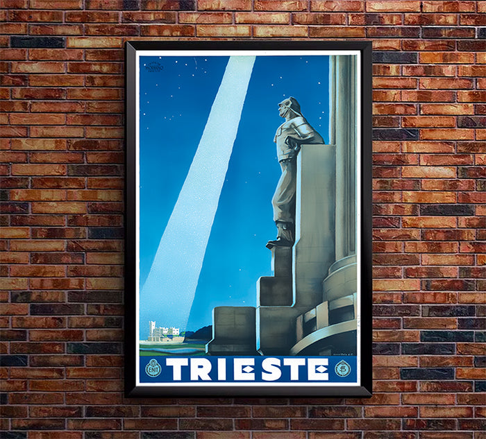 Italy - Trieste - Vintage Travel Poster