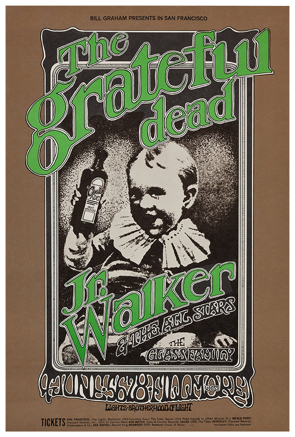 Greateful Dead - Filmore - 1969 - Music Concert Poster