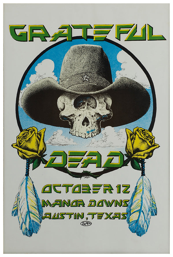 Greateful Dead - The Downs - 1982 - Music Concert Poster