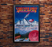 Greateful Dead - Boreal Ridge - 1986 - Music Concert Poster