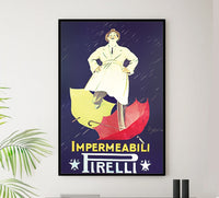 Pirelli v2 - Vintage Automobile Racing Poster