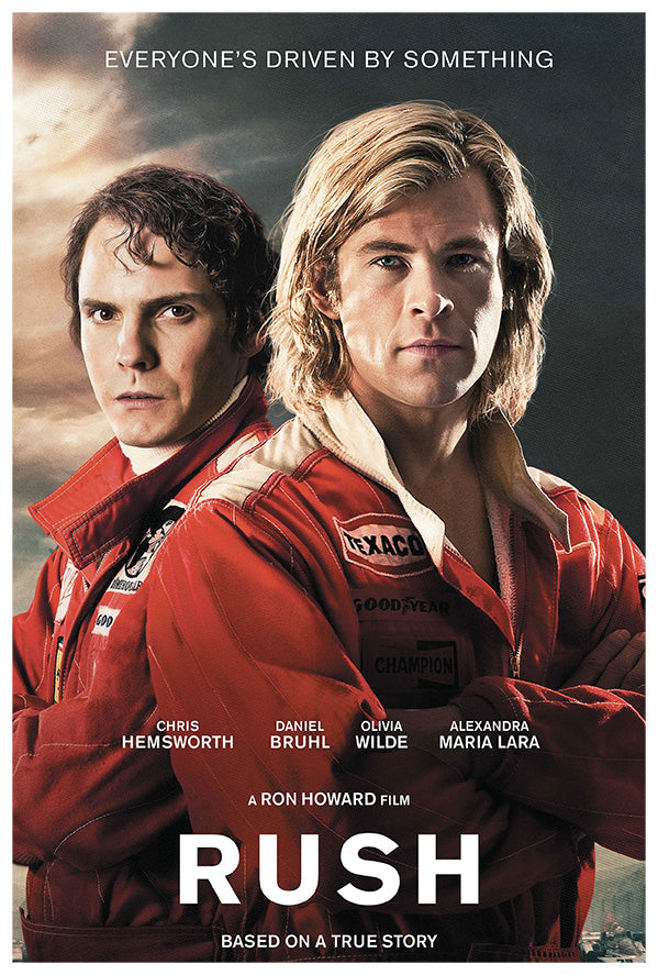 Rush - Chris Hemsworth - 2013 - US - French - Vintage Racing Poster