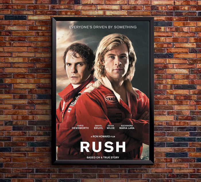 Rush - Chris Hemsworth - 2013 - US - French - Vintage Racing Poster