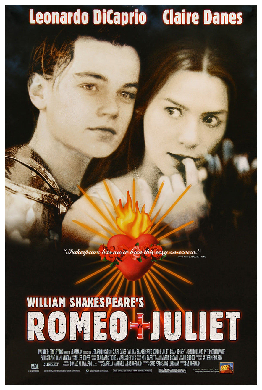 Romeo and Juliet 1996 v1 - Classic Movie Poster