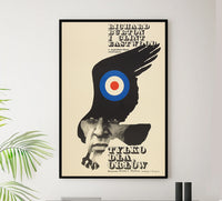 Where Eagles Dare 1968 - Richard Burton - Poland - Classic Movie Poster