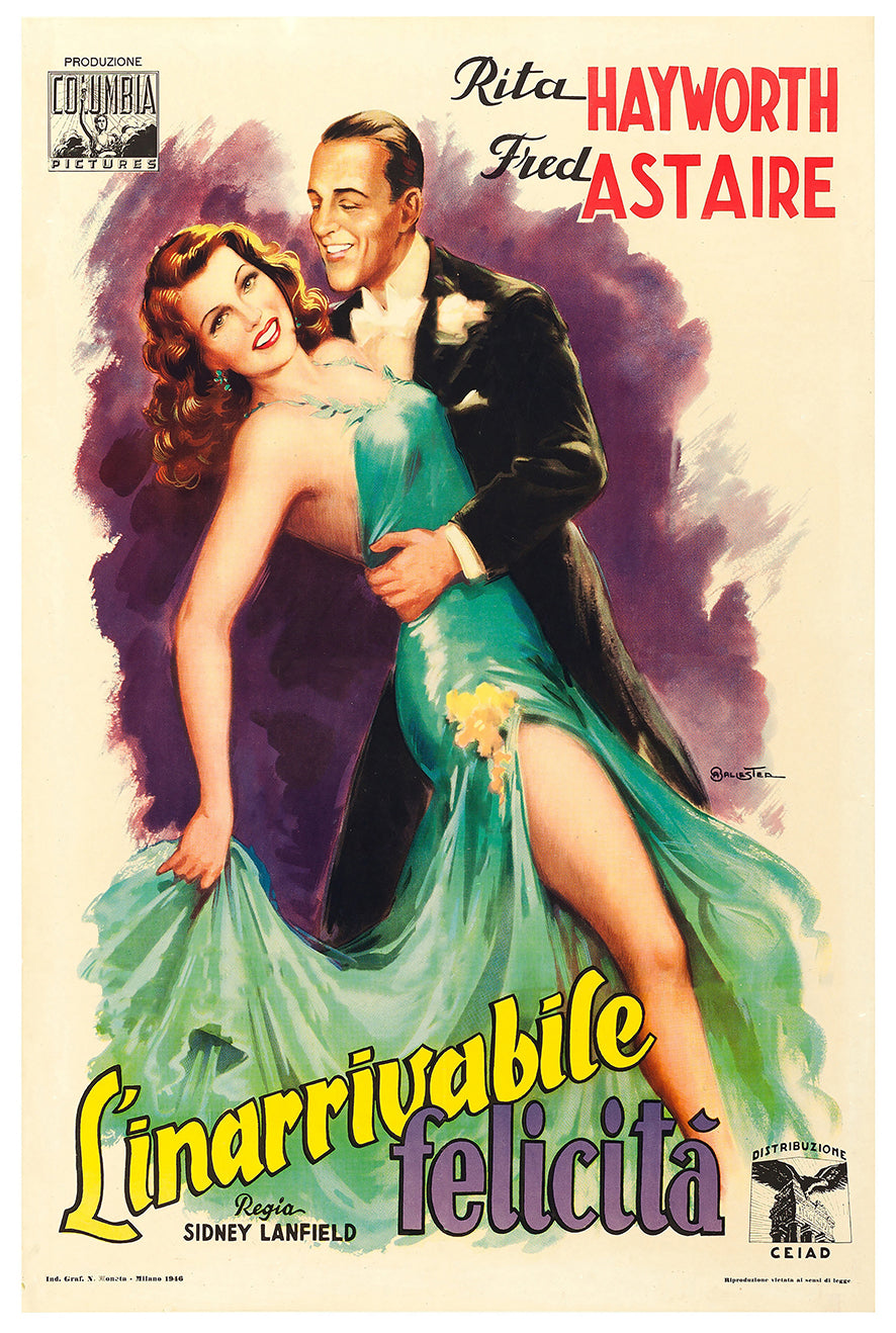 You'll Never Get Rich 1941 - Italy - Classic Movie Poster