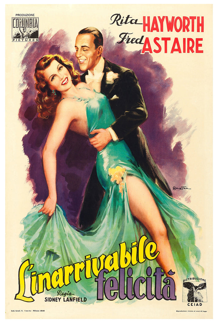 You'll Never Get Rich 1941 - Italy - Classic Movie Poster