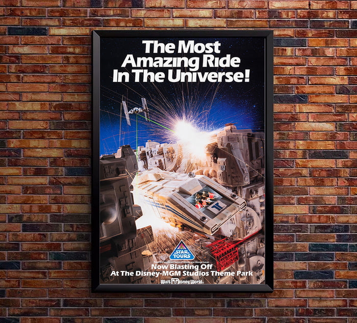 Star Tours - Attraction - Walt Disney World - Vintage Disney Poster