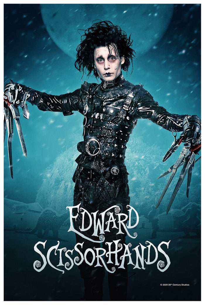 Edward Scissorhands 1990 - US - v9 - Classic Movie Poster