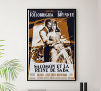 Solomon and Sheba 1959 - France - v2 - Classsic Movie Poster