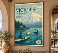 Canada- Victoria 2 - Vintage Tourism Travel Poster