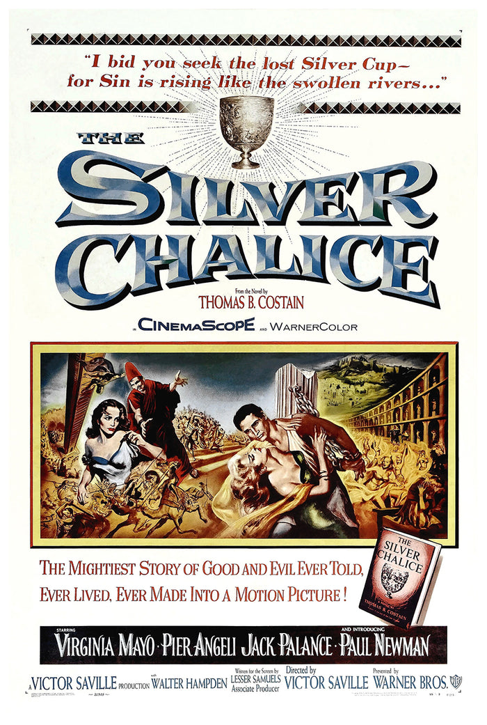 The Silver Chalice 1954 - Paul Newman - US - Classic Movie Poster