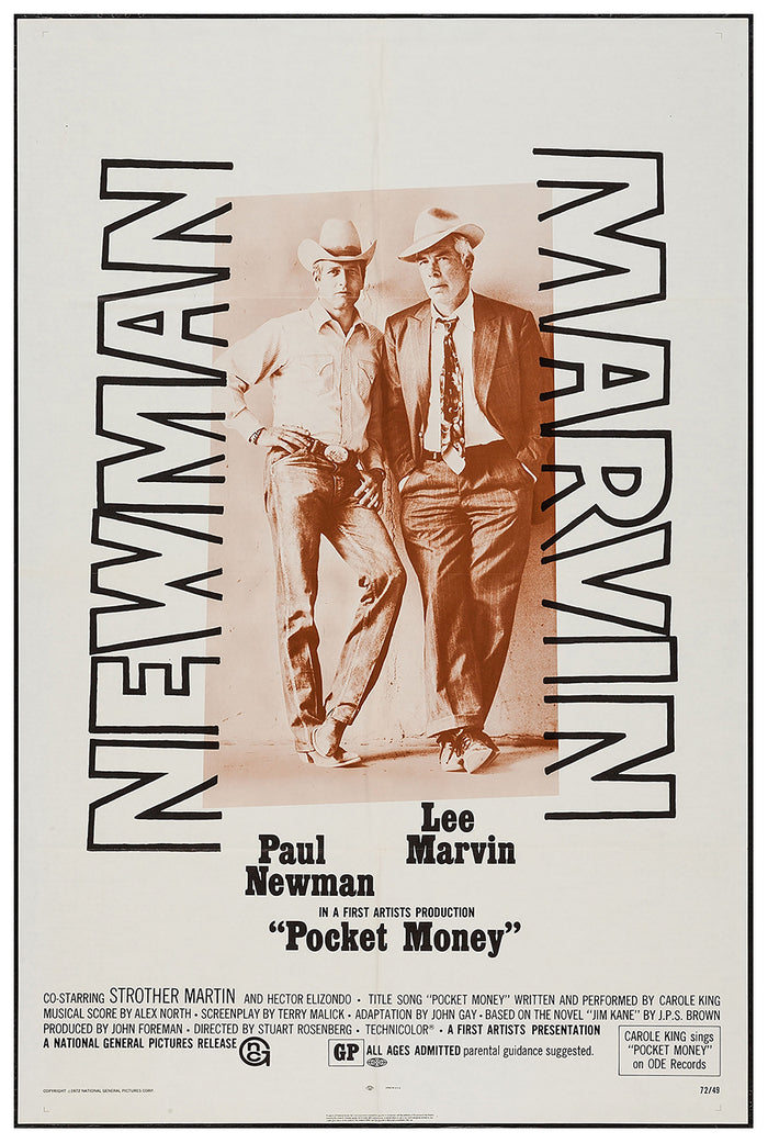 Pocket Money 1972 - Paul Newman - US - Classic Movie Poster