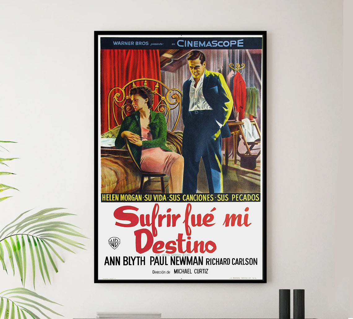The Helen Morgan Story 1957 - Paul Newman - Argentina - Classic Movie Poster