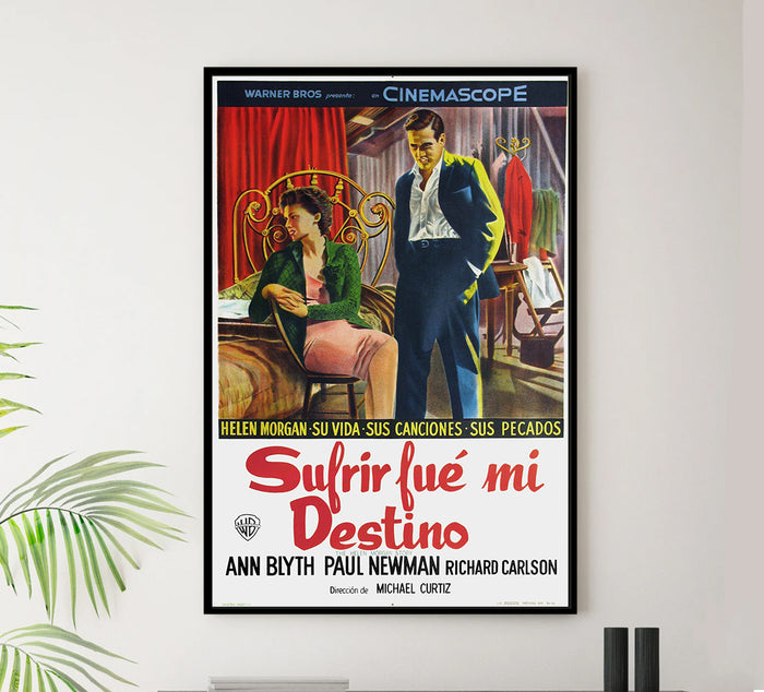 The Helen Morgan Story 1957 - Paul Newman - Argentina - Classic Movie Poster