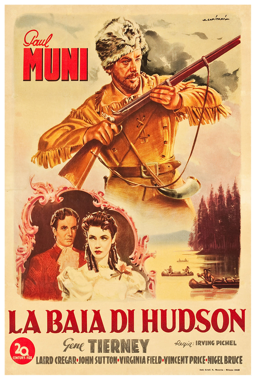 Hudson's Bay 1940 - Italy - v1 - Classic Movie Poster