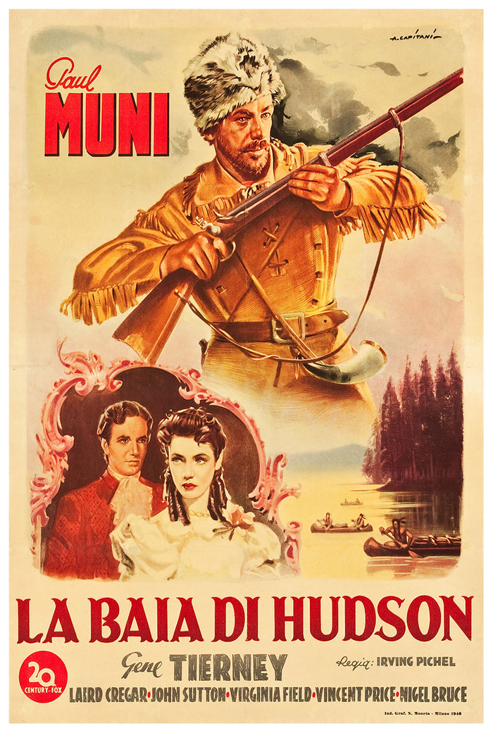 Hudson's Bay 1940 - Italy - v1 - Classic Movie Poster