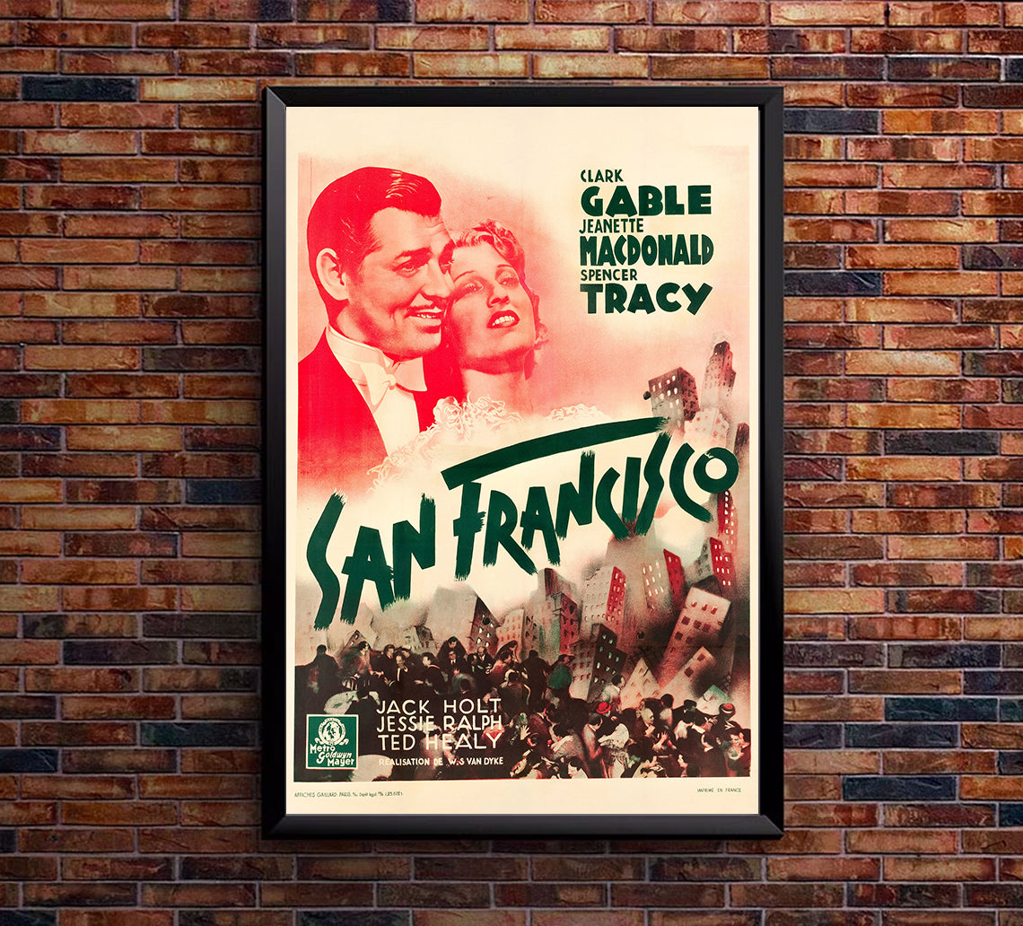 San Francisco 1936 - France - v2 - Classic Movie Poster