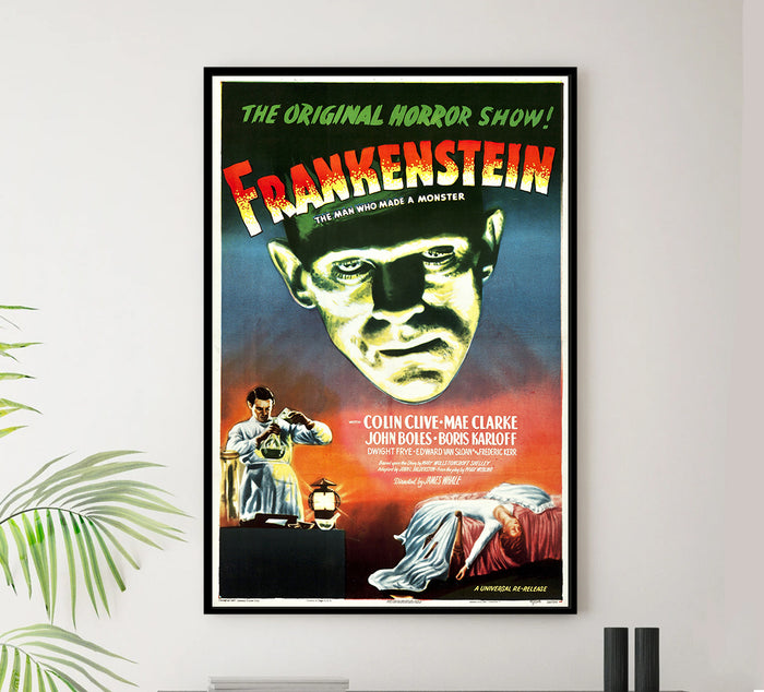 Frankenstein 1931 - US - v14 - Classic Movie Poster
