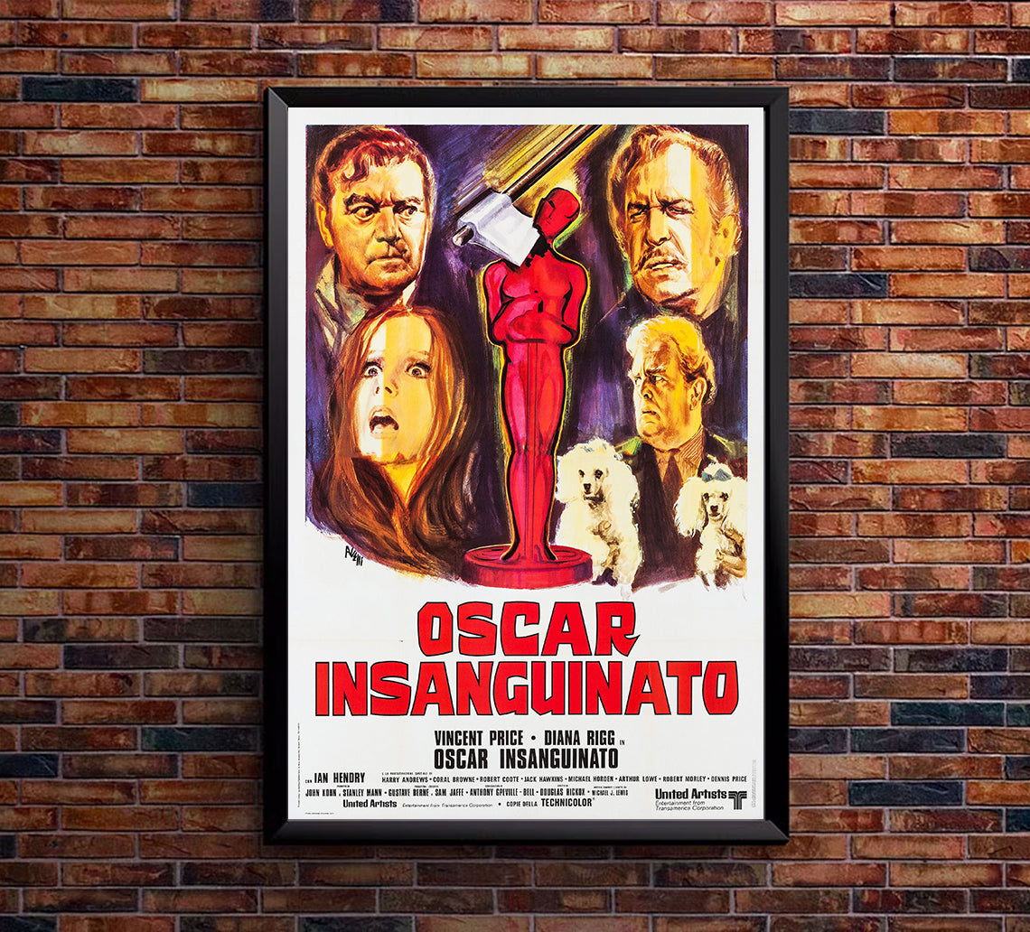 Theater of Blood 1973 - Italy - v1 - Classic Movie Poster