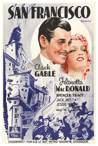 San Francisco 1936 - Sweden - v1 - Classic Movie Poster