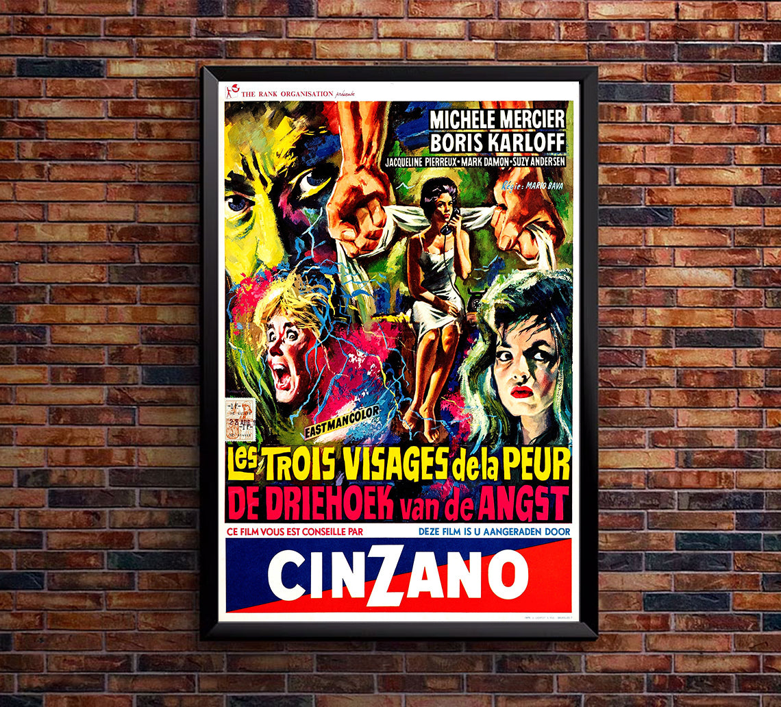 I tre volti della paura 1963 - Belgium - v1 - Classic Movie Poster