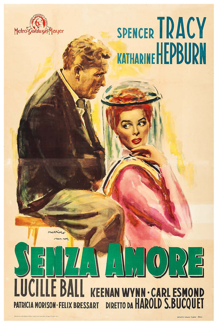 Without Love 1945 - Italy - v1 - Classic Movie Poster