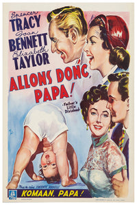Father's Little Dividend 1951 - Belgium - v1 - Classic Movie Poster