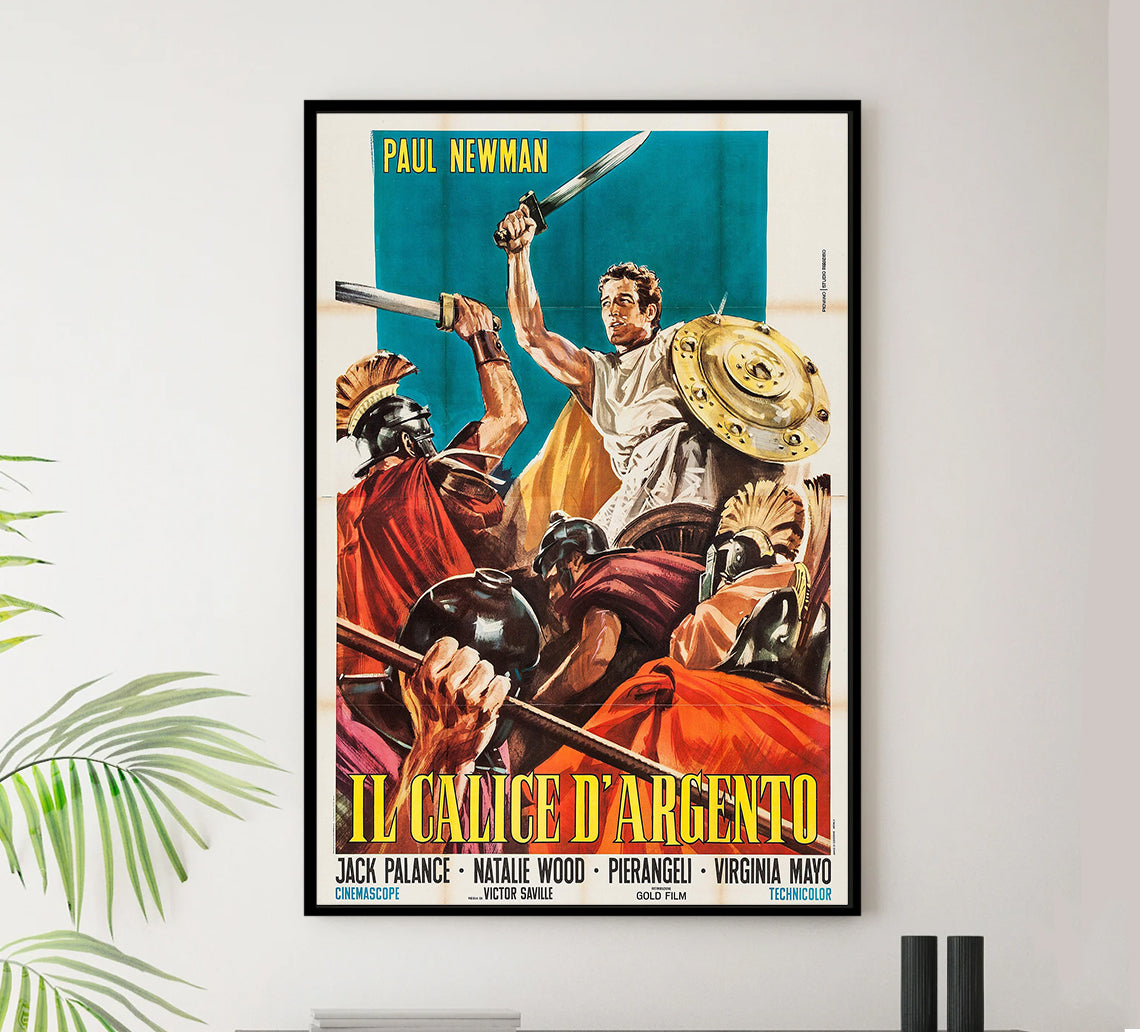 The Silver Chalice 1954 - Paul Newman - Italy - Classic Movie Poster