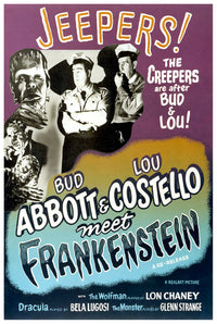 Bud Abbott Lou Costello Meet Frankenstein 1948 - US - v5 - Classic Movie Poster
