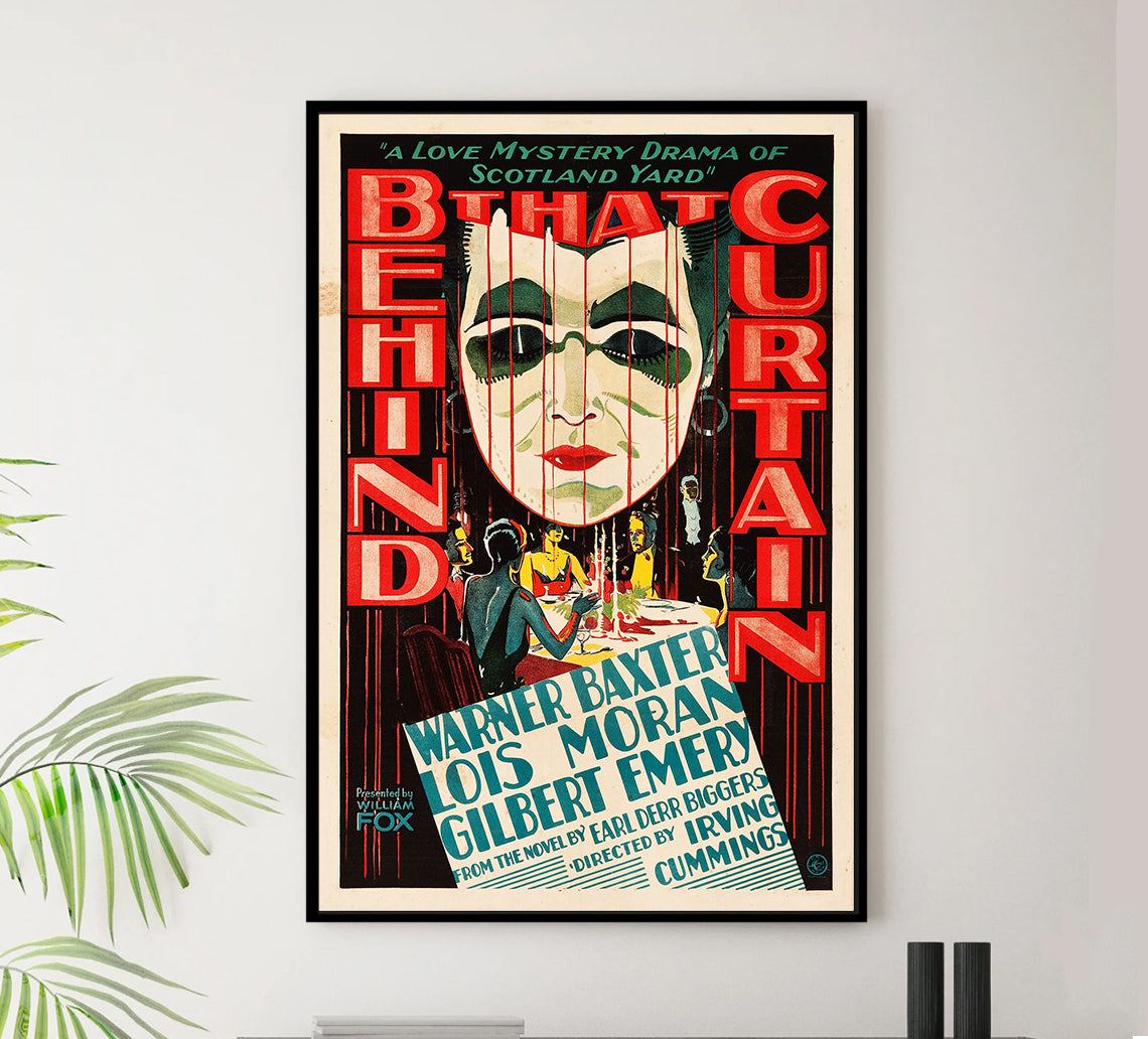 Behind That Curtain 1929 - US - v1 - Classic Movie Poster