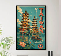 Taiwan - Tourism - v1 - Vintage Travel Poster