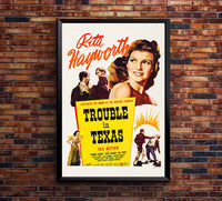 Trouble in Texas 1937 - Rita Hayworth - US - Classic Movie Poster