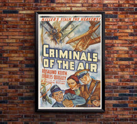 Criminals of the Air 1937 - Rita Hayworth - US - Classic Movie Poster