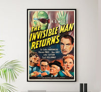 The Invisible Man Returns 1940 - US - v1 - Classic Movie Poster