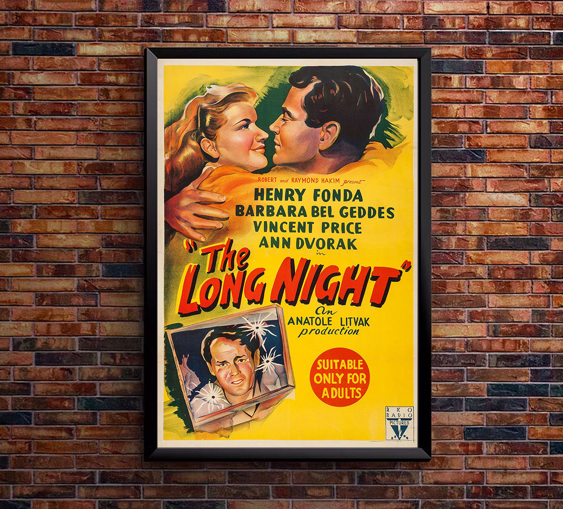 The Long Night 1947 - Australia - v1 - Classic Movie Poster