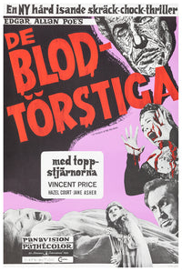 The Masque of the Red Death 1964 - Sweden - v1 - Classic Movie Poster