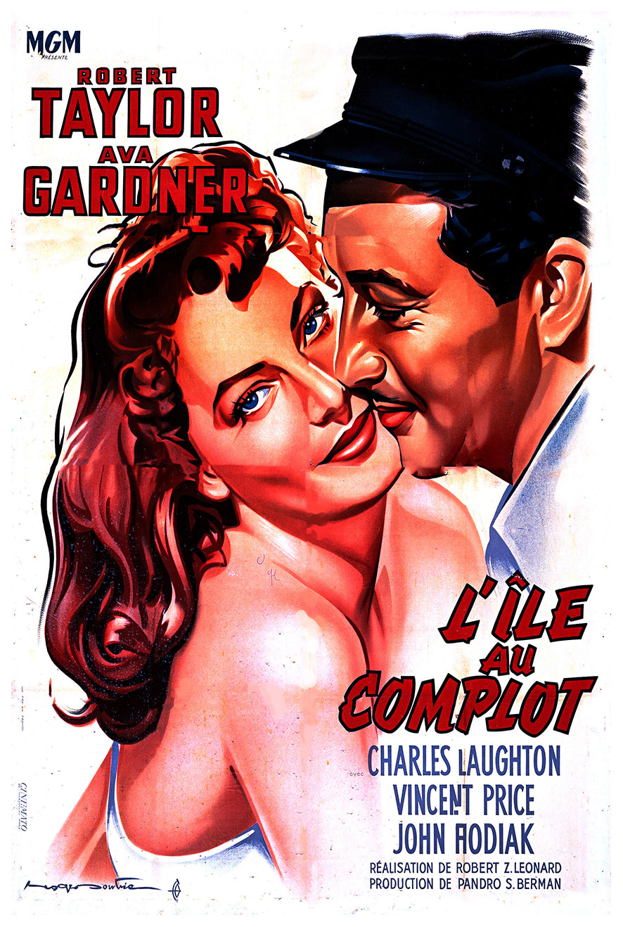 The Bribe 1949 - France - v1 - Classic Movie Poster