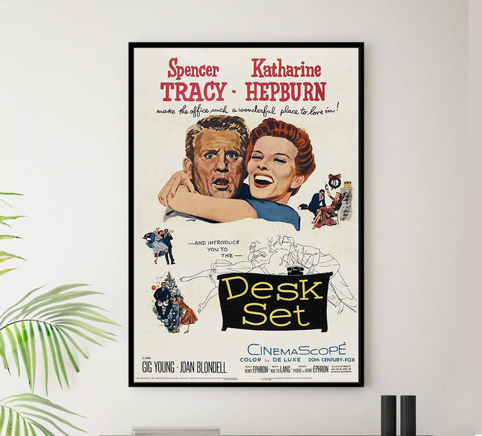 Desk Set 1957 - US - v1 - Classic Movie Poster