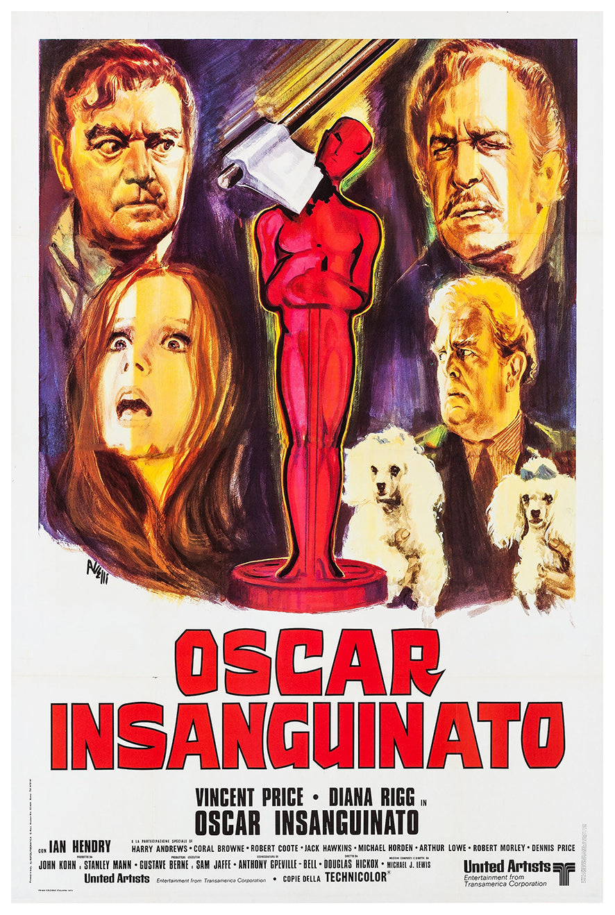 Theater of Blood 1973 - Italy - v1 - Classic Movie Poster