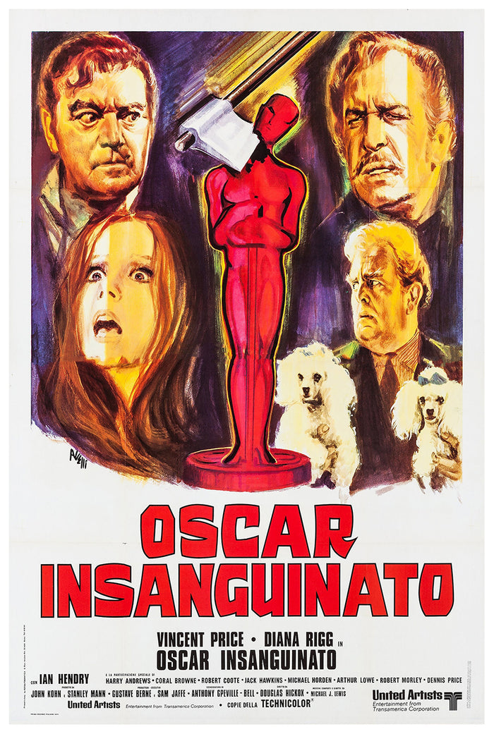 Theater of Blood 1973 - Italy - v1 - Classic Movie Poster