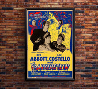 Bud Abbott Lou Costello Meet Frankenstein 1948 - US - v4 - Classic Movie Poster