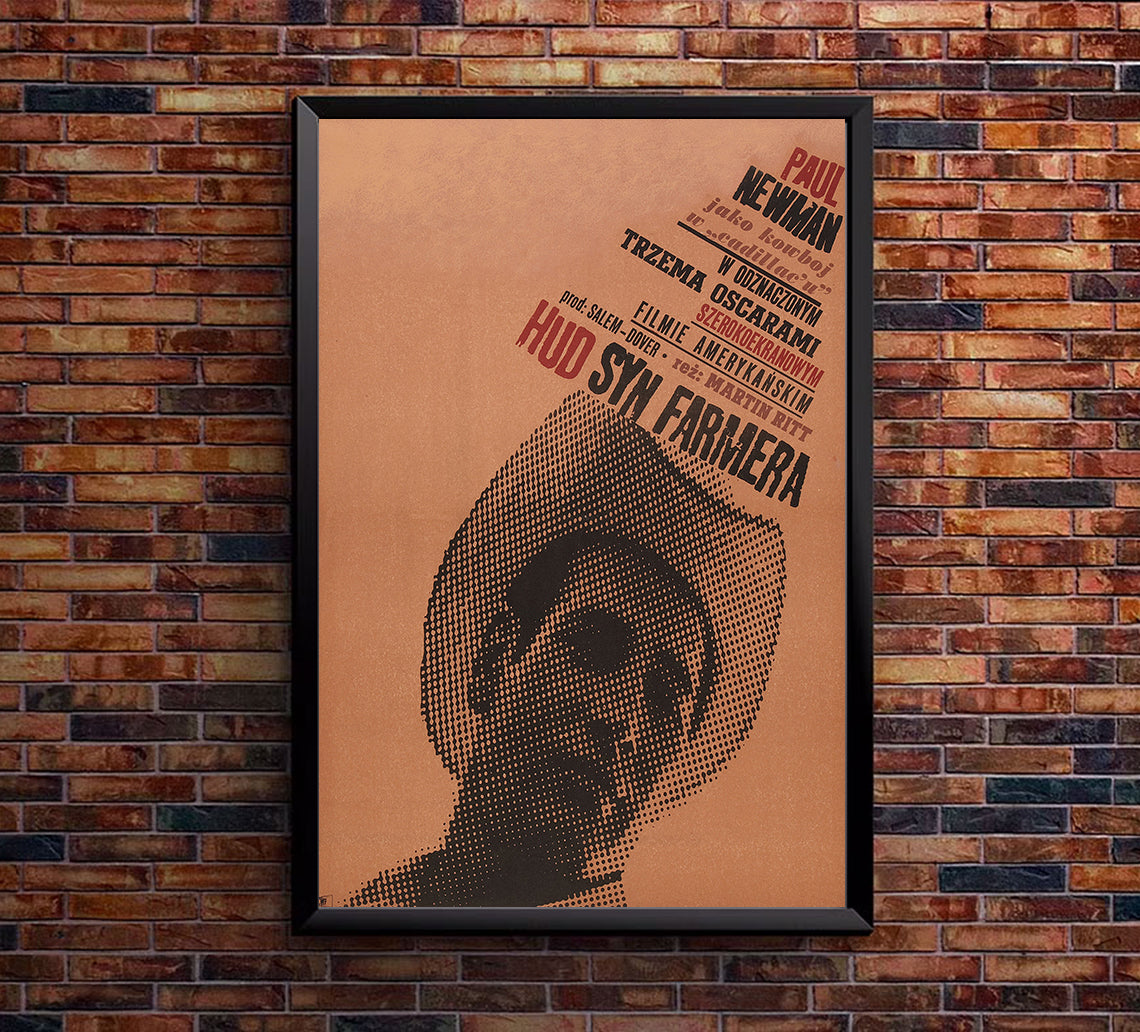 Hud 1963 - Paul Newman - Poland - Classic Movie Poster