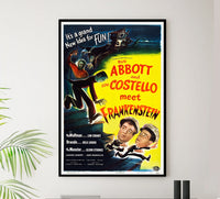Bud Abbott Lou Costello Meet Frankenstein 1948 - US - v1 - Classic Movie Poster