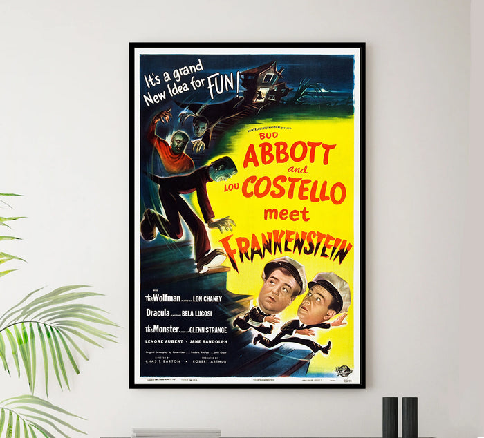 Bud Abbott Lou Costello Meet Frankenstein 1948 - US - v1 - Classic Movie Poster