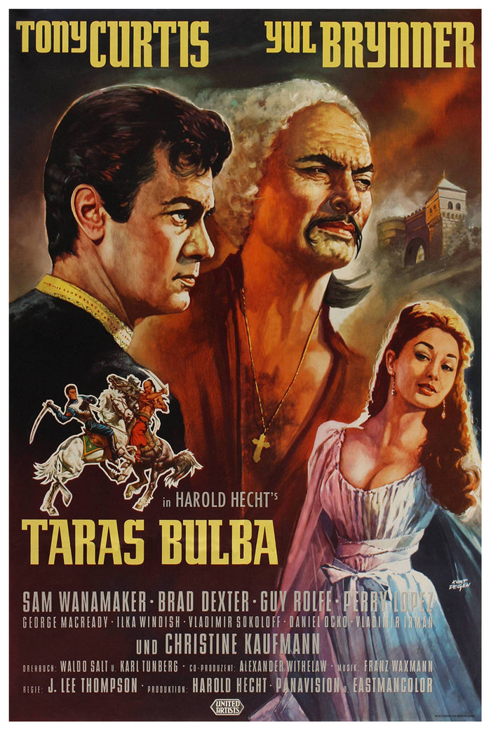 Taras Bulba 1962 - Germany - v1 - Classsic Movie Poster