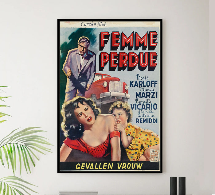 Il mostro dell'isola 1954 - Belgium - v1 - Classic Movie Poster