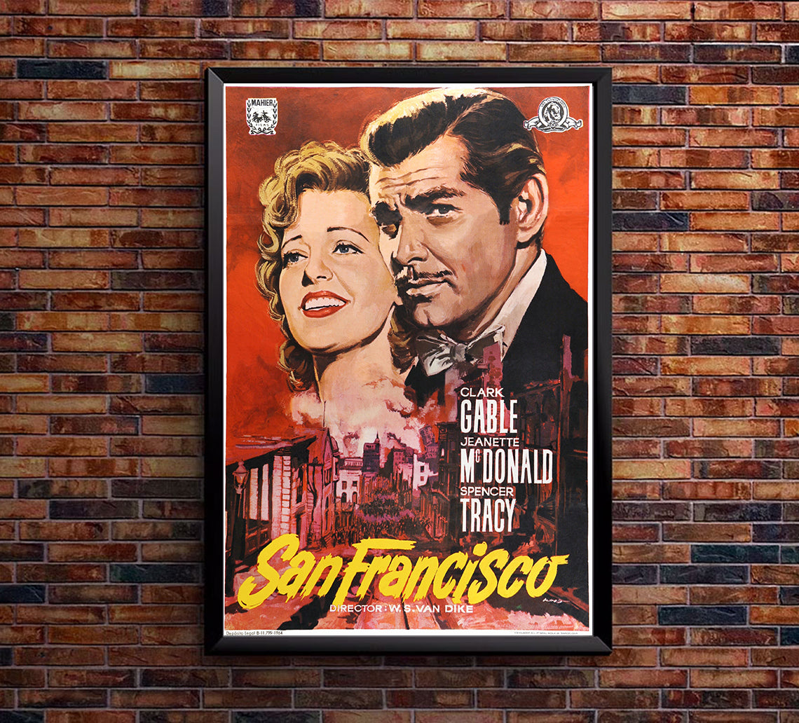 San Francisco 1936 - Spain - v1 - Classic Movie Poster